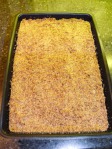 Grasmere gingerbread mixture ready to go into the oven